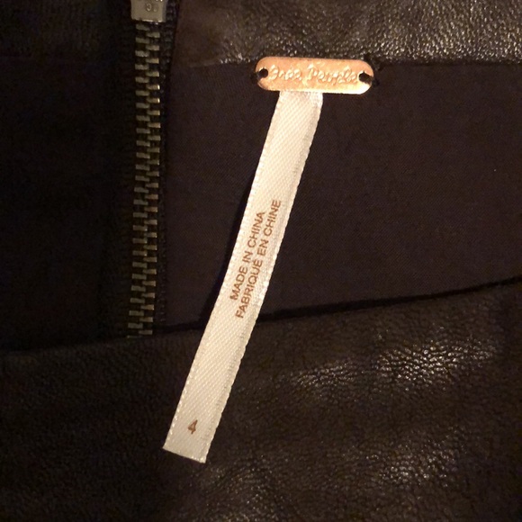 Free People Faux Leather Mini - Picture 2 of 4